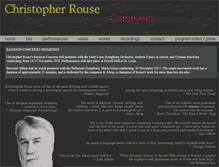 Tablet Screenshot of christopherrouse.com